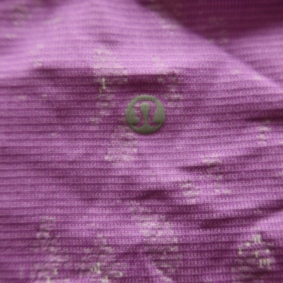 Lululemon Athletica Purple and White Top - Picture 4 of 4